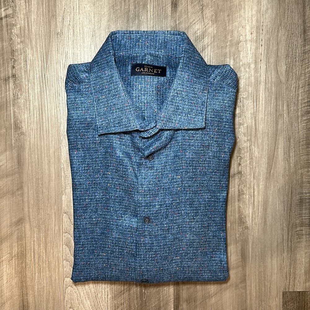 Garnet Los Angeles Studio Long Sleeve Button Down - Large